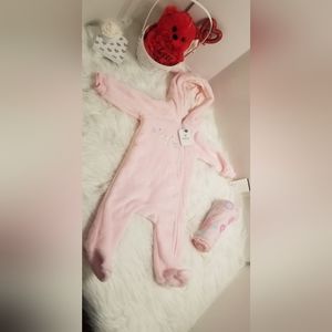 A cute baby jacket color pink
